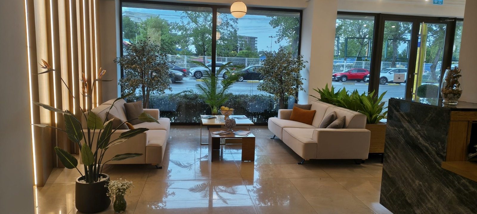 Lounge cu vedere la stradă